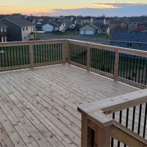 Cedar Deck installed by Iron River