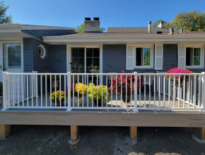 Pet Safe Deck in Minneapolis built by Iron River Construction