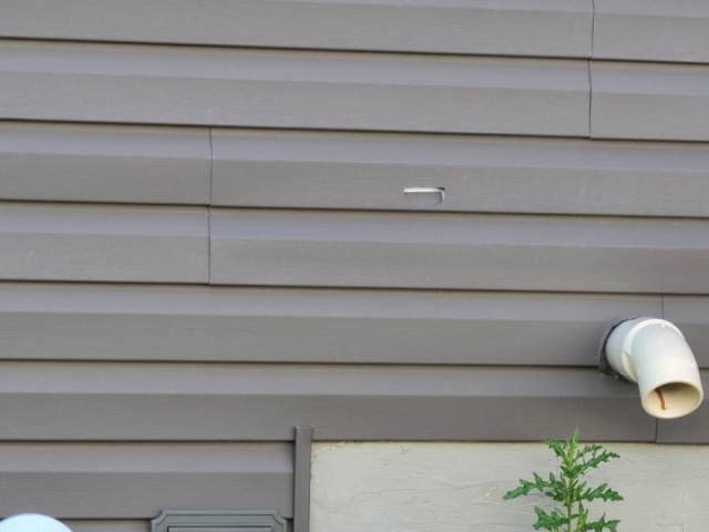 Hail Damaged Siding