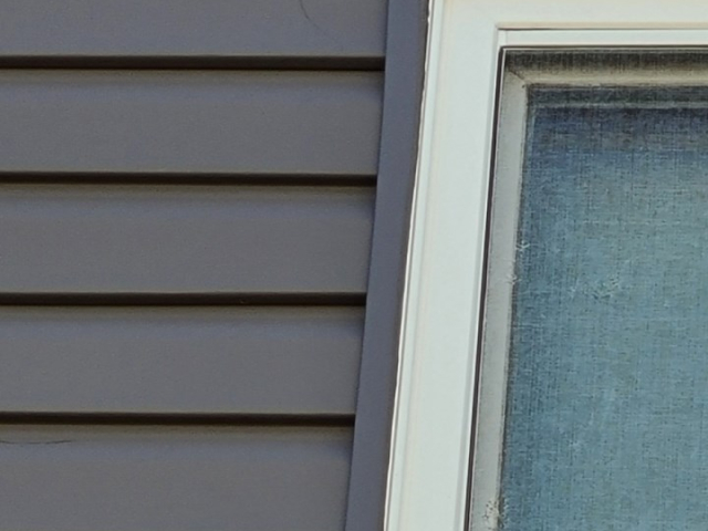Hail Damaged Siding