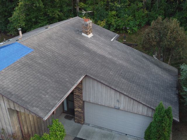 BEFORE Iron River restores Burnsville leaky roof with CertainTeed asphalt shingles