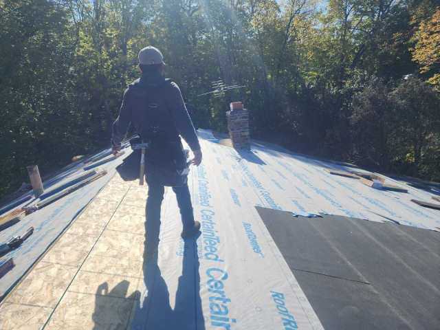 DURING Iron River restores Burnsville leaky roof with CertainTeed asphalt shingles