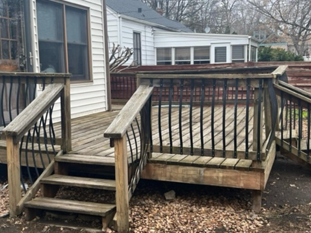Richfield deck before Iron River deck installation