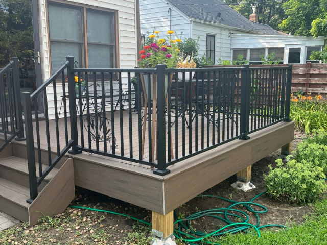 New Timbertech deck installed on Richfield home