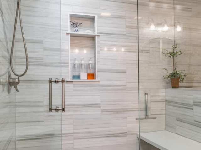 BATHROOM REMODELING Bathroom remodeling projects completed by Iron River Construction
