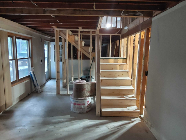 during shorewood full home renovation bathroom kitchen remodel basement