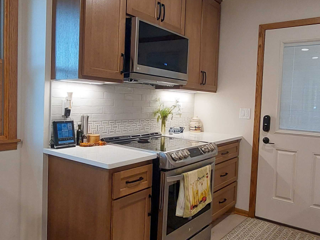 AFTER accessibility kitchen remodel window replacement bloomington